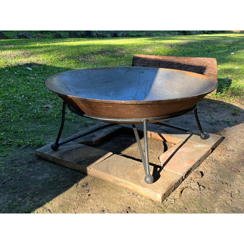 Art Deco Low 900 Cast Iron Fire Pit