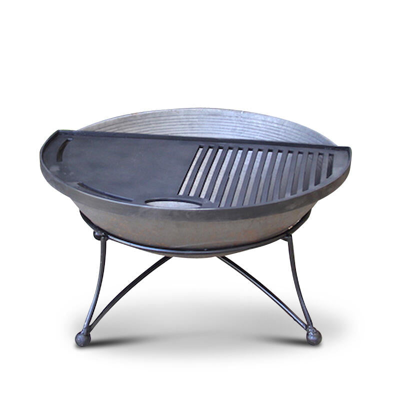 Art Deco 75 Cast Iron Fire Pit