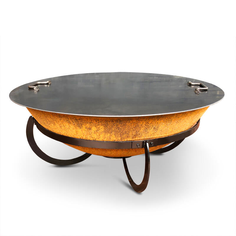 Da Vinci 75 Cast Iron Fire Pit Rust
