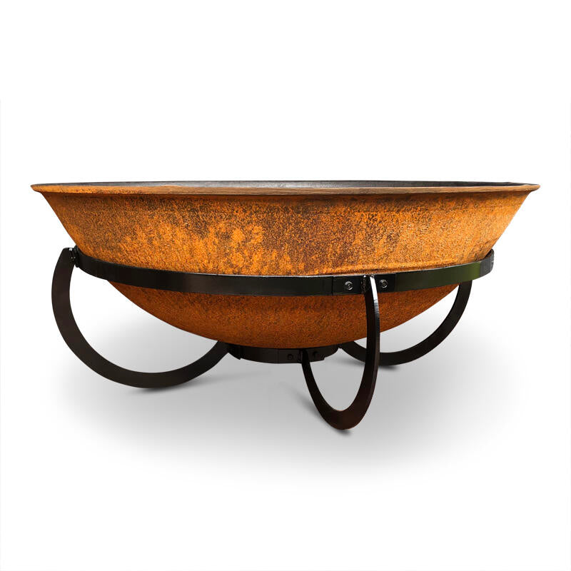 Da Vinci 75 Cast Iron Fire Pit Rust