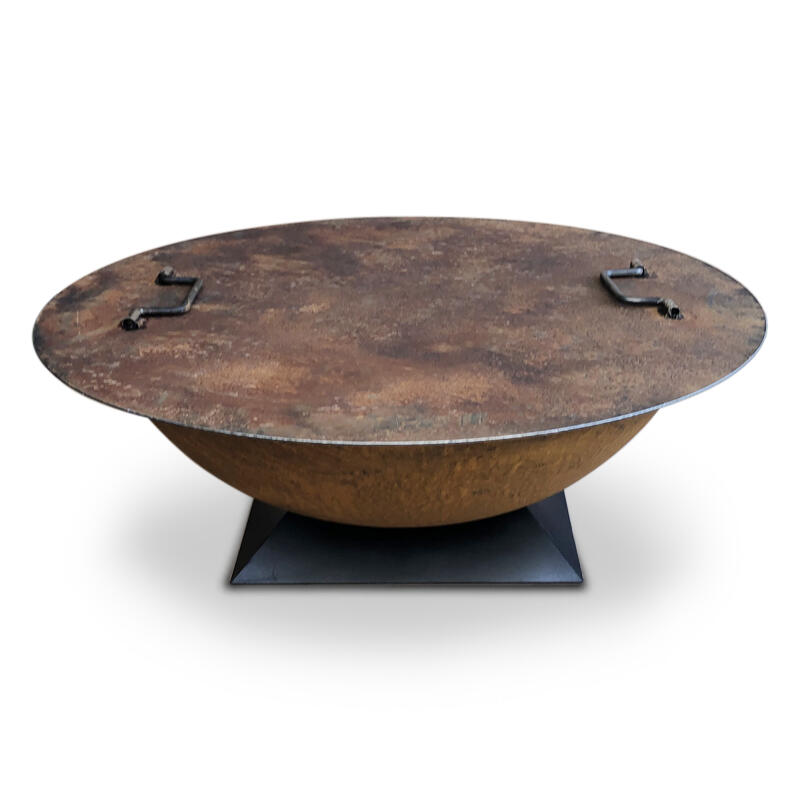 The Piazza Cast Iron Fire Pit Rust 75cm, 90cm & 110cm