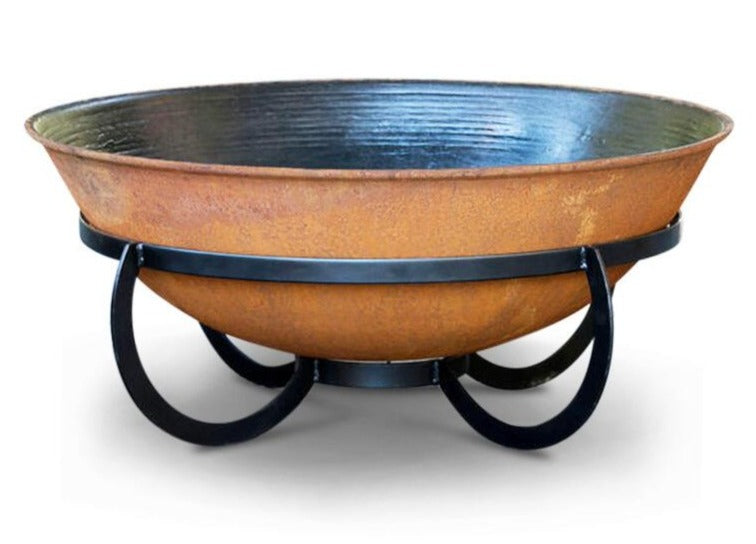 Da Vinci 110 Cast Iron Fire Pit Rust