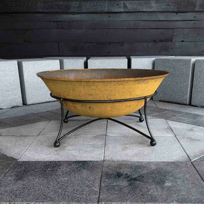 Art Deco 75 Cast Iron Fire Pit